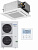 Полупромышленный инверторный кассетный кондиционер Panasonic S-125PU2E5B/U-125PZH2E5 от магазина Климатика