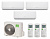Мульти-сплит система инвертор Lessar eMagic LS-MHE09KOA2A х 3 / LU-3HE27FVE2