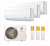 Мульти-сплит система инвертор ROYAL CLIMA PERFETTO DC EU RCI-PFF09HN X 3 / 3TFM-25HN/OUT от магазина Климатика