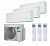 Мульти-сплит система Daikin FTXA20AW + FTXA20AW + FTXA25AW / 3MXM52N от магазина Климатика
