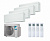 Мульти-сплит система Daikin FTXA20AW X 4 / 4MXM80A от магазина Климатика