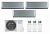 Мульти-сплит система Panasonic Design silver CS-XZ20XKEW х 3 / CU-3Z52TBE