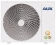 Напольно-потолочный кондиционер AUX ALCF-H36/5R1C + AL-H36/5R1C(U), белый