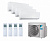Мульти-сплит система инвертор Daikin Perfera FTXM25R X 4 / 4MXM80A от магазина Климатика