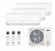 Мульти-сплит система инвертор AUX AMWM-H07\4R2(J) X 2 + AMWM-H09\4R2(J) / AM3-H21/4DR2 Wi-Fi опция