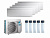 Мульти-сплит система Daikin FTXJ20AW X 5 / 5MXM90A от магазина Климатика