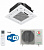 Инверторный кассетный кондиционер Royal Clima COMPETENZA FULL DC EU CO-4C 18HNBI/CO-E 18HNBI/pan 8D1
