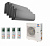Мульти-сплит система инвертор GREE GWH09AGCXB-K6DNA4F/I X 4 / GWHD(36)NK6LO(LCLH) от магазина Климатика