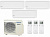 Мульти-сплит система инвертор Panasonic Compact CS-TZ20WKEW / CS-TZ25WKEW х 2 / CU-3Z52TBE