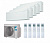 Мульти-сплит система Daikin FTXA20AW X 5 / 5MXM90A от магазина Климатика