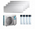 Мульти-сплит система Daikin FTXJ25AW X 4 / 4MXM80A от магазина Климатика