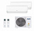 Мульти-сплит система инвертор AUX AMWM-H07\4R2(J) + AMWM-H09\4R2(J) / AM2-H18/4DR2 Wi-Fi опция